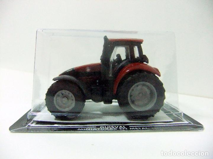 Coches a escala: TRACTOR AGR&Iacute;COLA DEUTZ FAHR AGROTRON 265 GRANATE - GUISVAL ESCALA 1:67 - VEH&Iacute;CULO MAQUINARIA