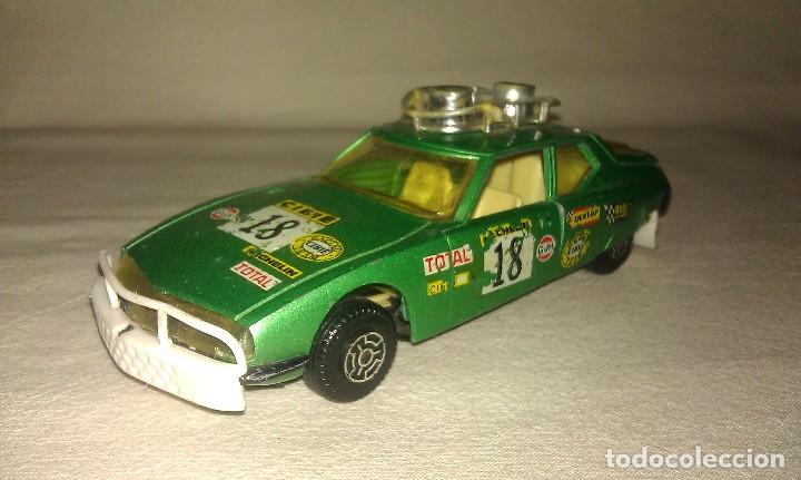 Coches a escala: COCHE DE METAL CITROEN SM RALLYE VERDE A ESCALA 1/37 - FABRICADO EN ESPA&Ntilde;A POR GUISVAL -