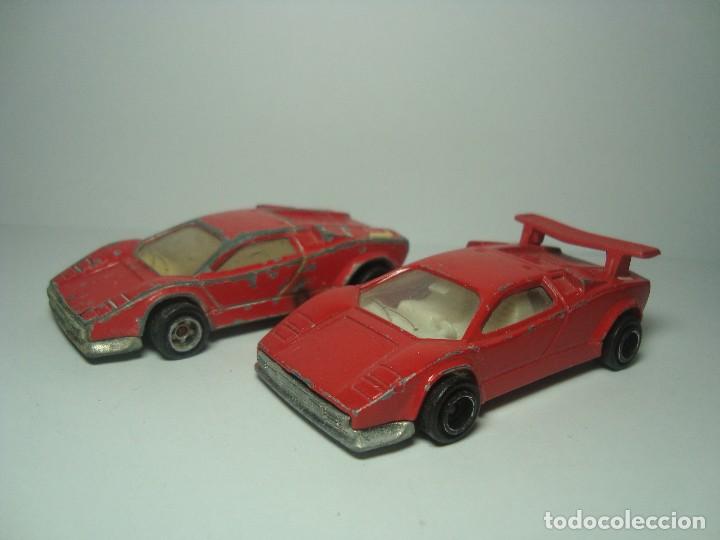 Coches a escala: LOTE DE COCHES LAMBORGHINI COUNTACH DE MAJORETTE 1,64