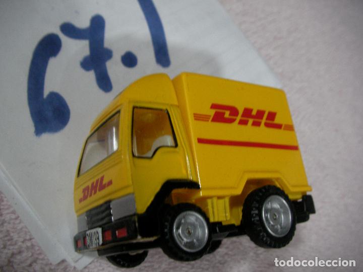 Voitures &agrave; l'&eacute;chelle: COCHE PUBLICIDAD DHL - ENVIO INCLUIDO A ESPA&Ntilde;A