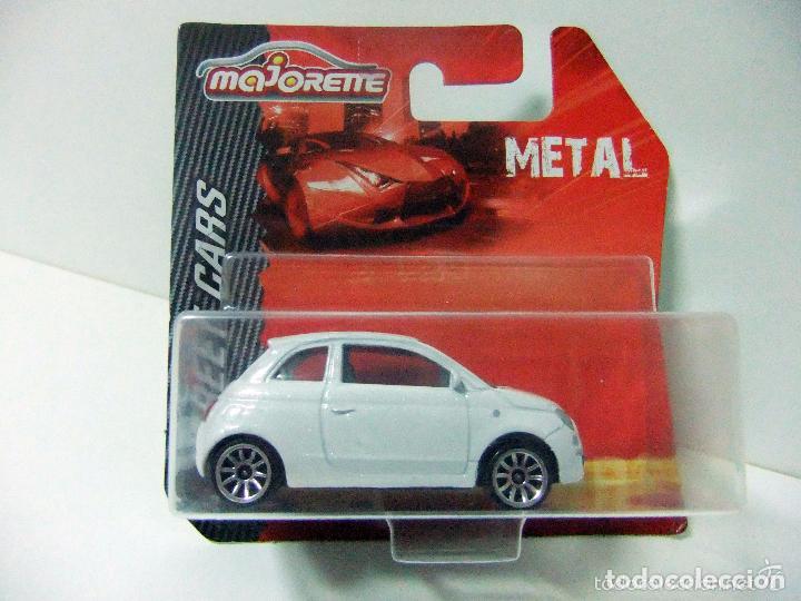 Coches a escala: FIAT 500 - MAJORETTE METAL STREET CARS N&ordm; 286C ESCALA 1:55 - COCHE MINIATURA AUTOM&Oacute;VIL