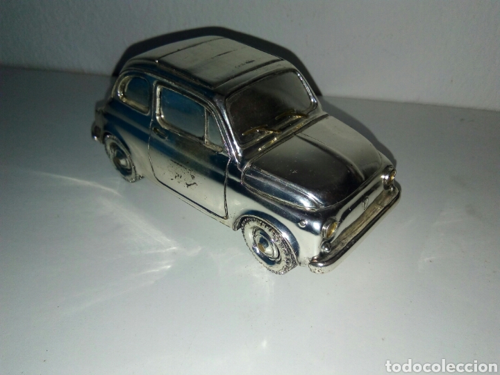 Coches a escala: Fiat 500 maqueta estatica de metal