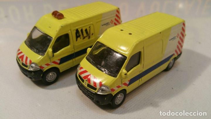 Coches a escala: 2 RENAULT MASTER 2003 NOREV - VINCI AUTOROUTES - Foto 1