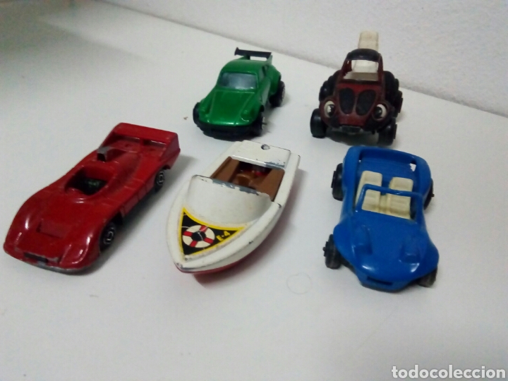 Coches a escala: Lote coches guisval 1,64 base metal simca. Buggi. Porche escarabajo ect