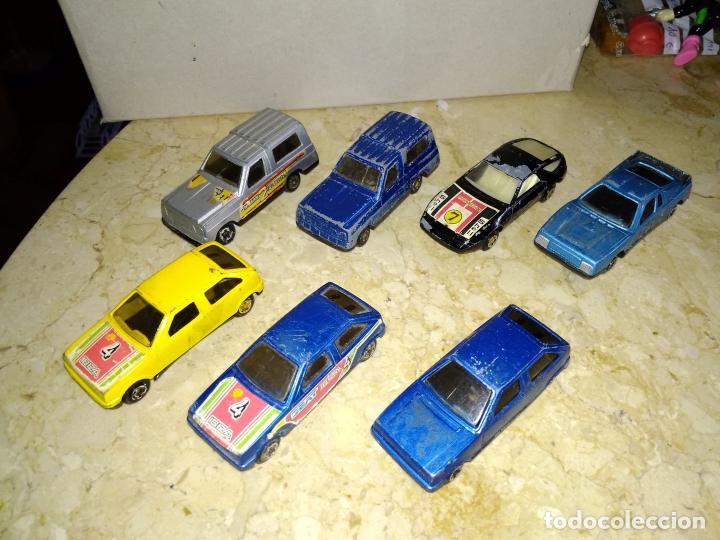 Coches a escala: MIRA - LOTE DE 9 VEH&Iacute;CULOS MODERNOS DIE-CAST 1:64 A&Ntilde;OS 90