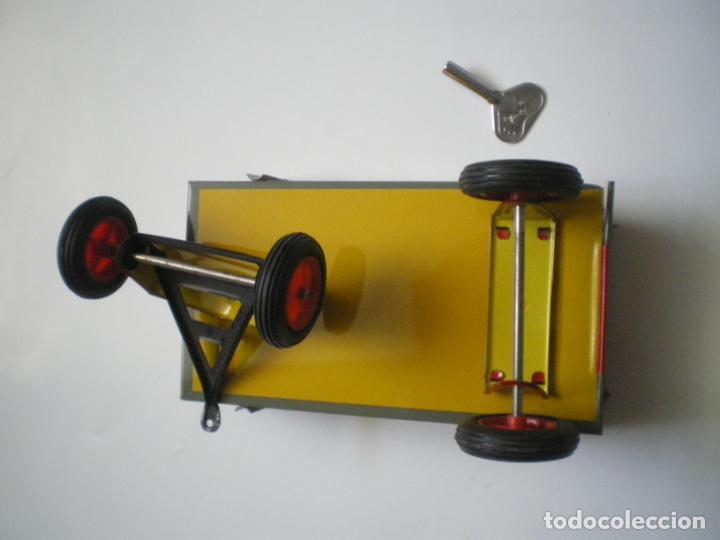Coches a escala: TRACTOR CON REMOLQUE A CUERDA - Foto 8