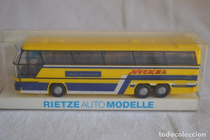 Coches a escala: Autob&uacute;s Neoplan cityliner Nickel. Ref. 60094. Esc. 1/87. Rietze automodelle. romanjuguetesymas