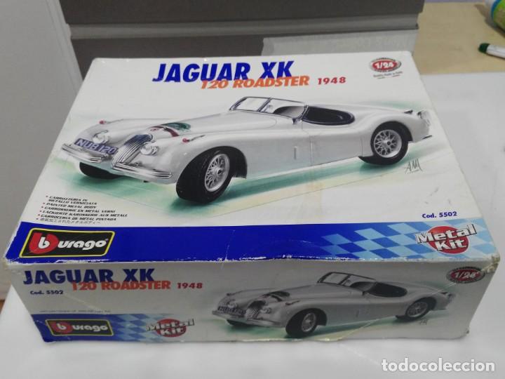 Coches a escala: antiguo coche  burago  jaguar xk