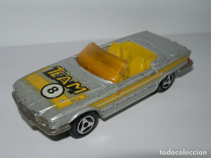 Coches a escala: COCHE DE METAL MERCEDES 350 SL TEAM 8 ORIGINAL DE MAJORETTE - ESCALA 1/60 -