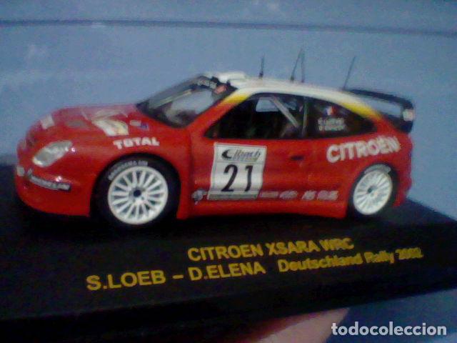 Coches a escala: CITROEN XSARA WRC S LOEB D ELENA DEUTSCHLAND 2002 RALLY CAR MUY BONITO SIN RETROVISORES