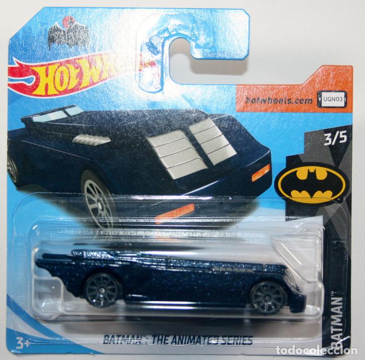 Short Card Hot Wheels The Bat Serie Batman 3/5 Dark Blue