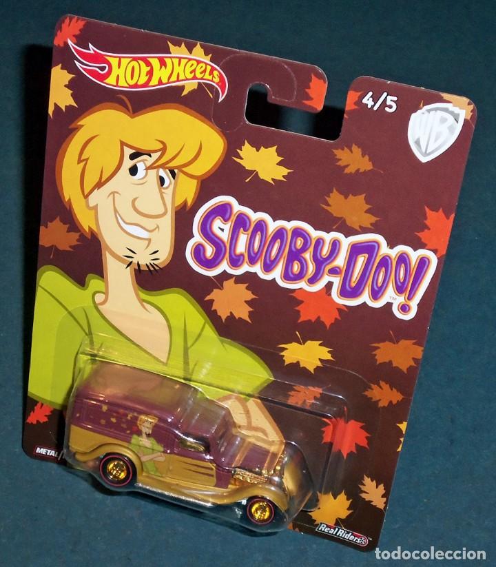 Hotwheels Scooby Doo 34 Dodge entrega aleaciones neumáticos de goma 