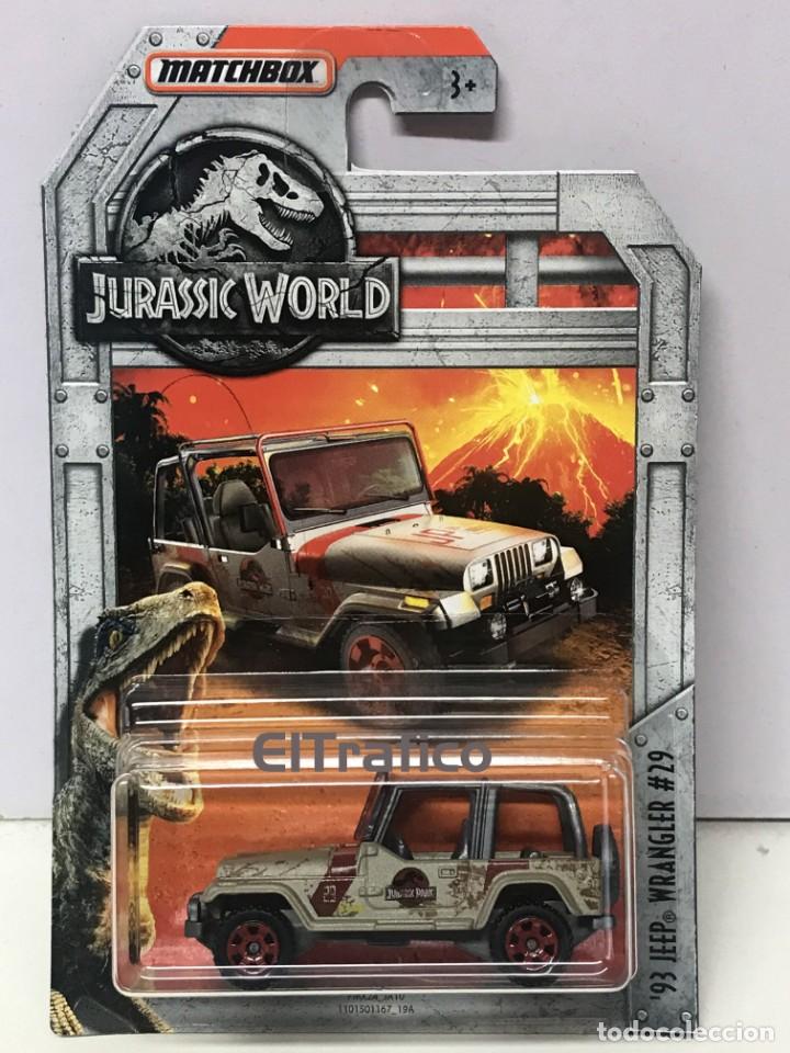 jurassic world matchbox jeep