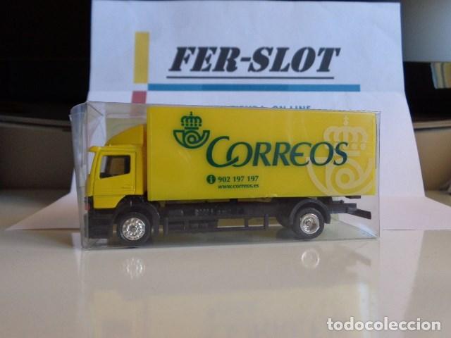 Coches a escala: CAMION PEQUE&Ntilde;O DE CORREOS ESPA&Ntilde;A
