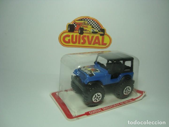 Coches a escala: JEEP WILLYS RALLYE SAFARI DE GUISVAL CAMPEON 1,64 NUEVO EN SU CAJA BLISTER