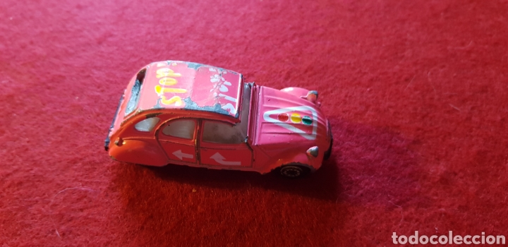 Coches a escala: Citro&euml;n 2 caballos MC toy rosa - Foto 1