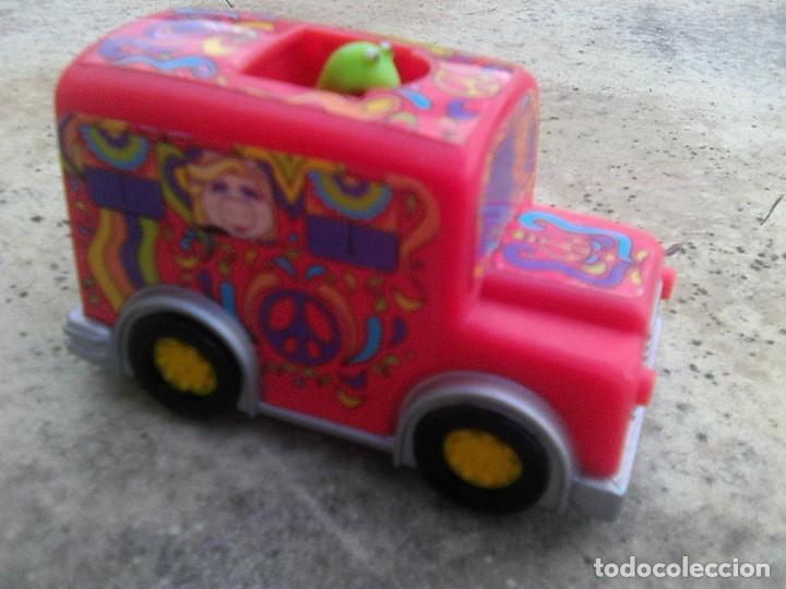 Coches a escala: coche autobus barrio sesamo a cuerda - preciosidad bus psych hippie a&ntilde;os 90&acute;s serigrafiado