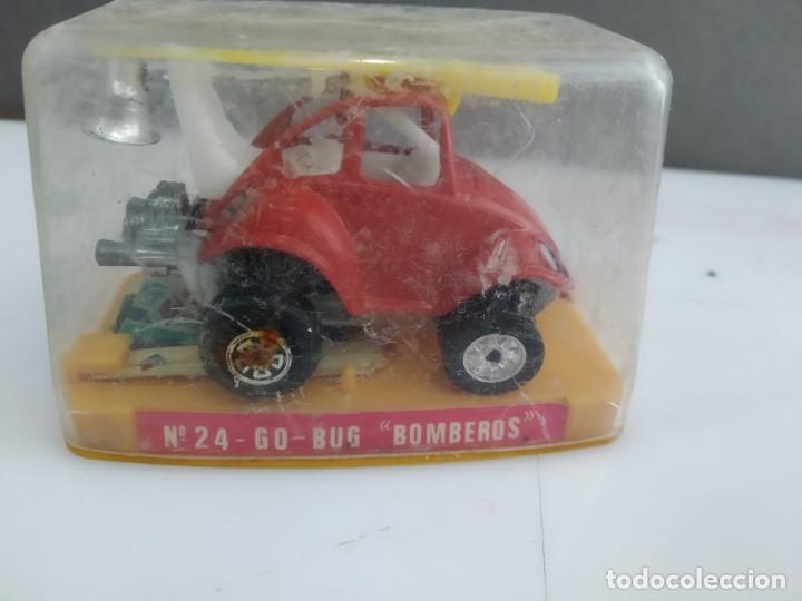 Coches a escala: ANTIGUO COCHE DE GUISVAL N&ordm; 24  GO BUG  BOMBEROS