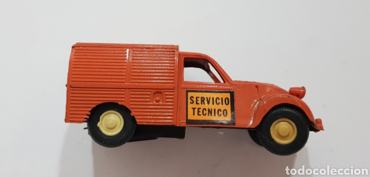 Miniature Citroën 2CV Ambulance - Friction - Made In Spain - Collection Tintin