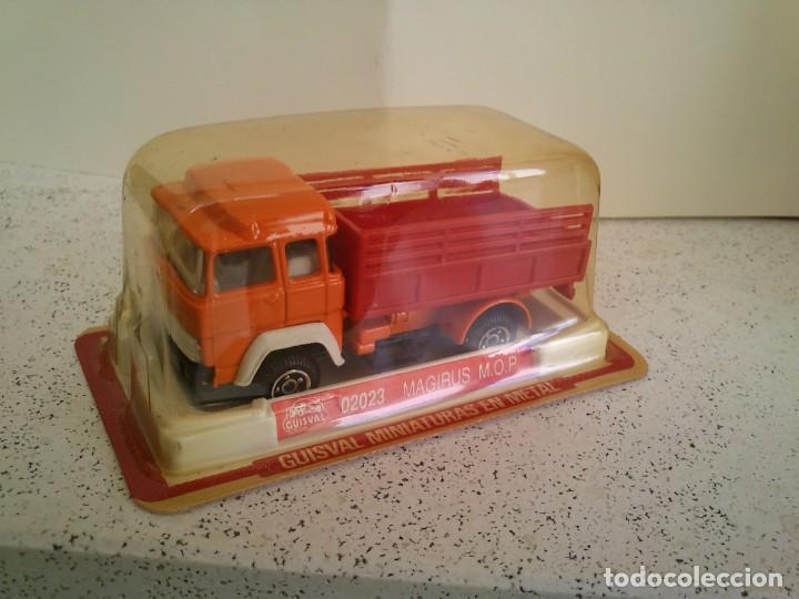 Coches a escala: Guisval 1/64 camion magirus MOP nuevo en su empaque original