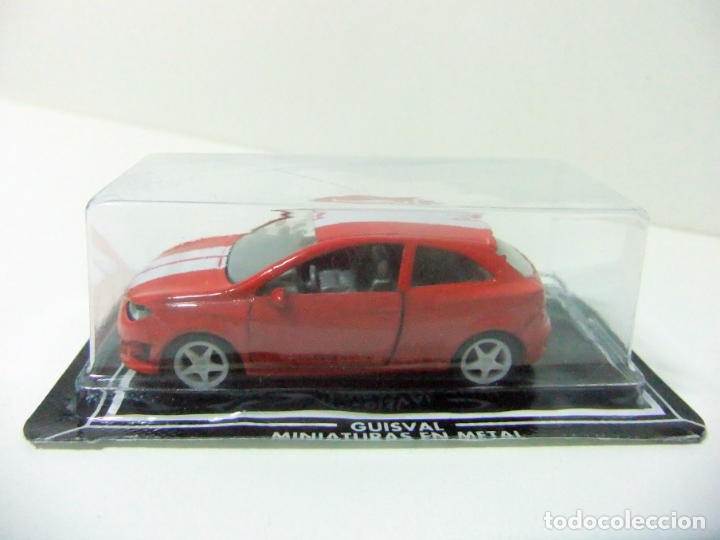 Coches a escala: SEAT IBIZA - GUISVAL METAL ESCALA 1:64 APROX. - COCHE MINIATURA AUTOM&Oacute;VIL JUGUETE
