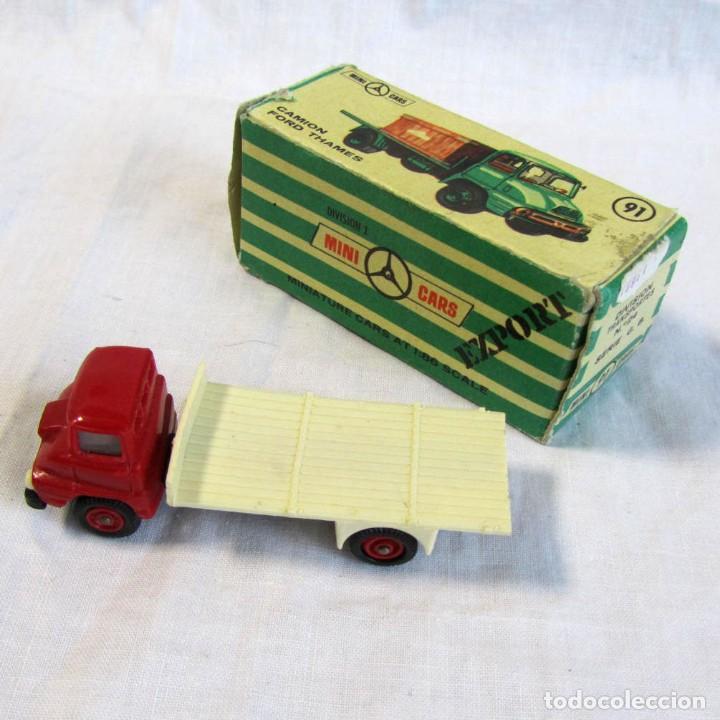 Coches a escala: Cami&oacute;n Ford Thames de Minicars, 91, n&ordm; 24, Serie G.B.