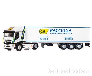 Iveco Stralis Paconsa - Semi D'exception N°81 - Échelle 1/43 - Ixo / Altaya - Neuf