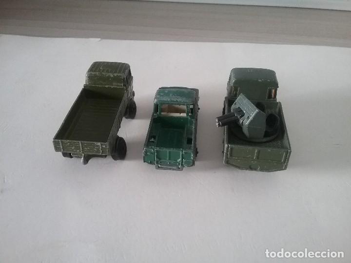 Coches a escala: LOTE 2 VEHÍCULOS MILITARES GUISVAL + MERCEDES MATCHBOX. LAND ROVER Y MAGIRUS MADE IN SPAIN 70S.PTOY - Foto 4 - 172000219