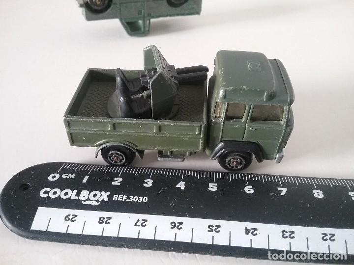 Coches a escala: LOTE 2 VEHÍCULOS MILITARES GUISVAL + MERCEDES MATCHBOX. LAND ROVER Y MAGIRUS MADE IN SPAIN 70S.PTOY - Foto 8 - 172000219