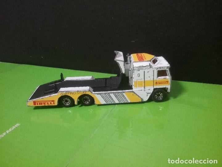 matchbox kenworth cabover racing transporter