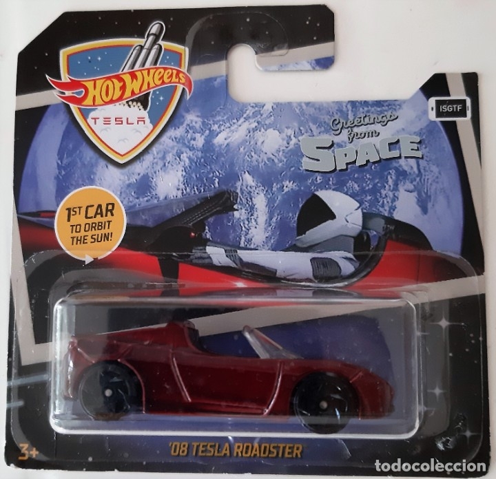 Hot Wheels 08 Tesla Roadster Nuevo En Blister 2019 Gfj71