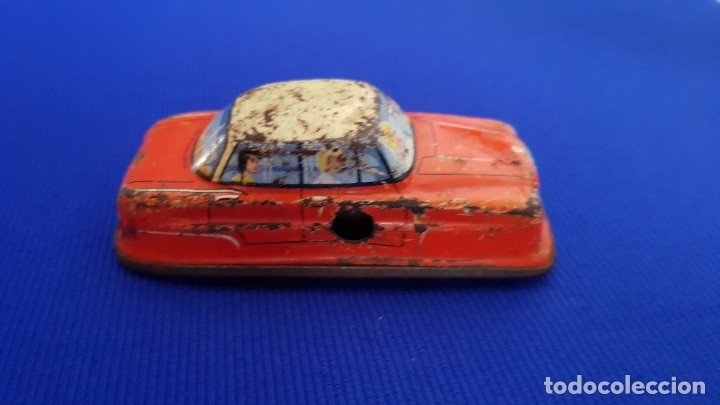 Coches a escala: coche juguete vintage 1960 a cuerda mercedes benz metalico juego infantil ni&ntilde;os