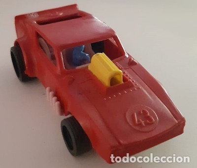 Coches a escala: COCHE DE CARRERAS DE PL&Aacute;STICO CON EL N&ordm; 43 - Foto 1