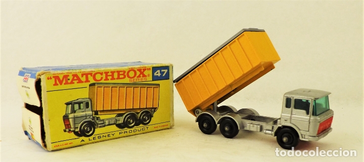 Matchbox Nº 47 Camion Contenedor Basculante Con Buy Model Cars At Other Scales At Todocoleccion