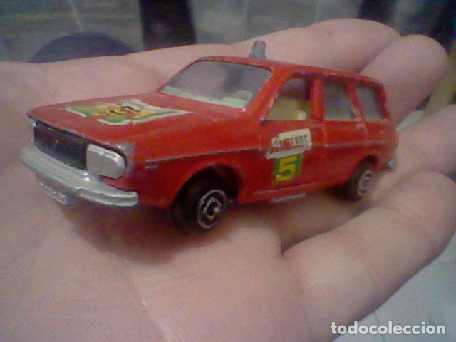 Coches a escala: RENAULT 12 TS BOMBEROS N&ordm; 5  CHASIS METAL LEER DESCRIPCI&Oacute;N 8 CMS