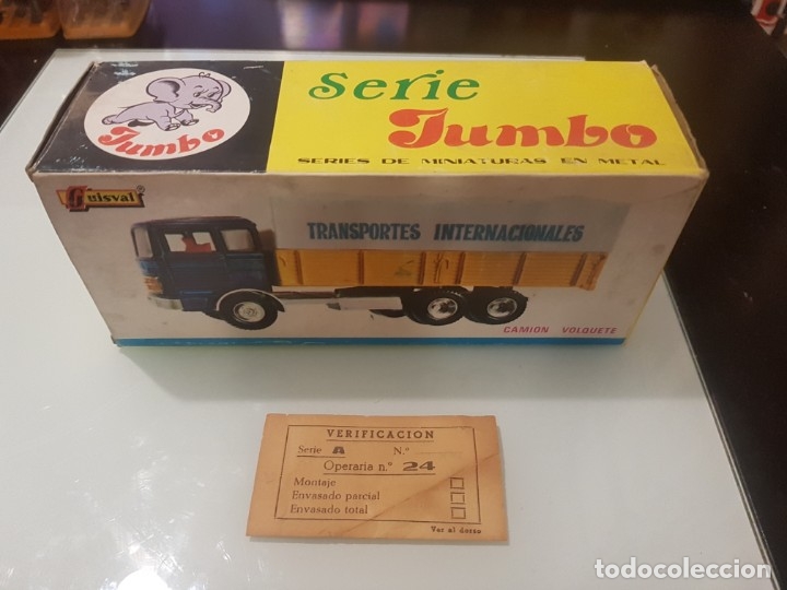 Coches a escala: CAJA camion mercedes volquete guisval Jumbo 450