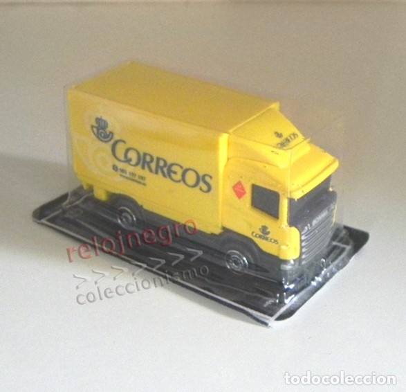 Coches a escala: CAMI&Oacute;N CORREOS - A ESCALA - GUISVAL - SCANIA - DE METAL - CAMIONCITO DE JUGUETE FABRICADO EN ESPA&Ntilde;A