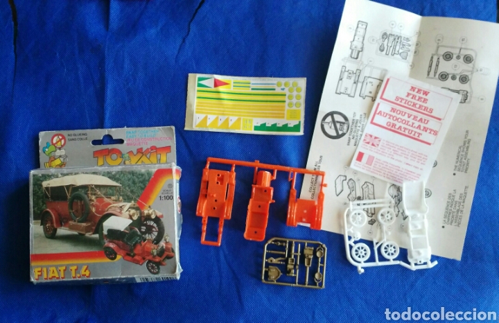Coches a escala: FIAT T.4 ESCALA 1:100. - MAQUETA DE CONSTRUCCION TOI.KIT - ITALIA. ENVIO INCLUIDO EN EL PRECIO.