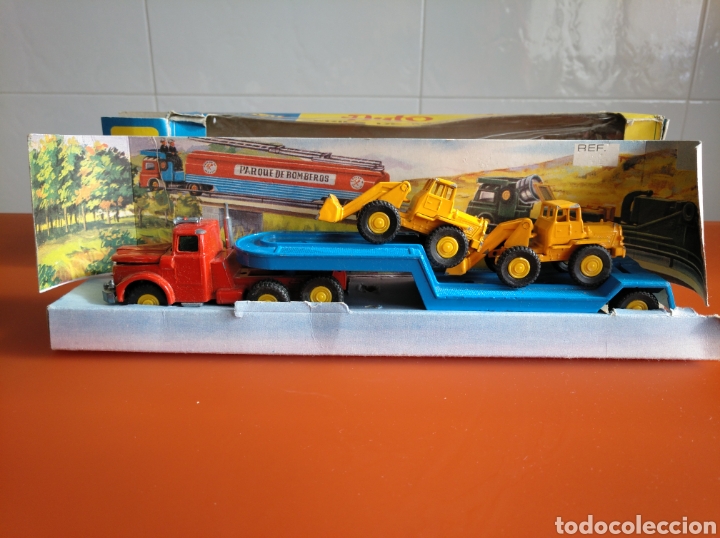Coches a escala: GUISVAL AUTO MODEL GUIA CON EXCAVADORAS, REF 150, A&Ntilde;OS 60-70 escala 1/64