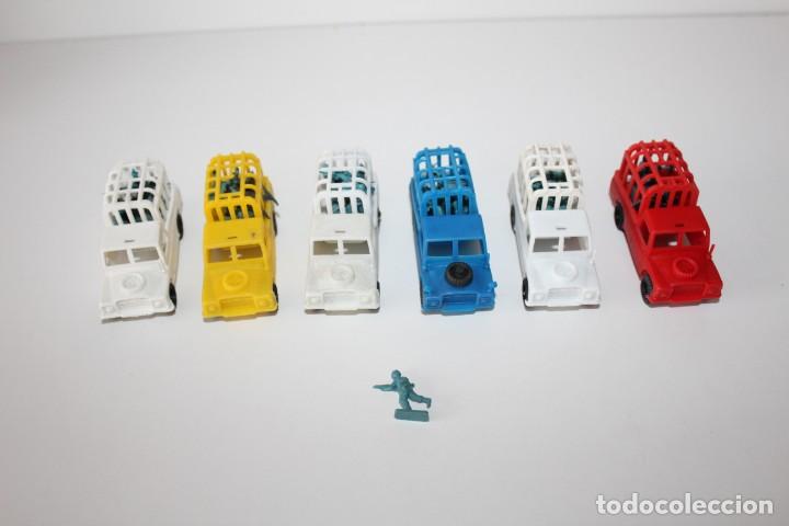 Coches a escala: LOTE DE 6 COCHES LAN ROVER - SANTANA VAM - A&Ntilde;OS 70