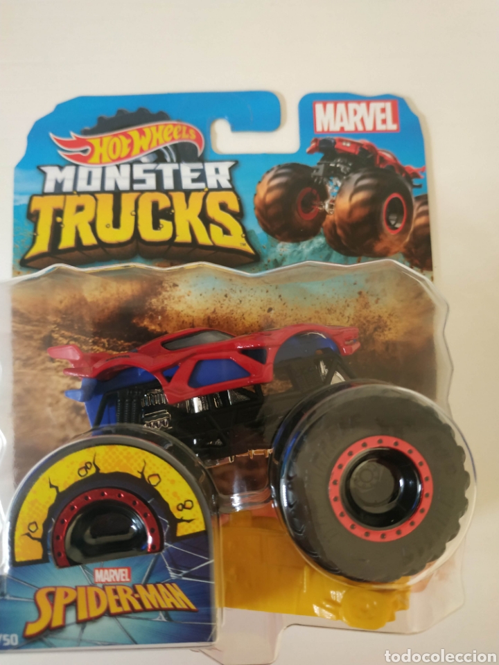 hot wheels spiderman monster truck