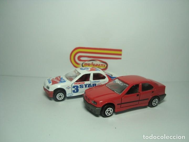 Coches a escala: LOTE DE COCHES BMW SERIE 3 325 E36 DE MAJORETTE 1,64 COMO NUEVOS
