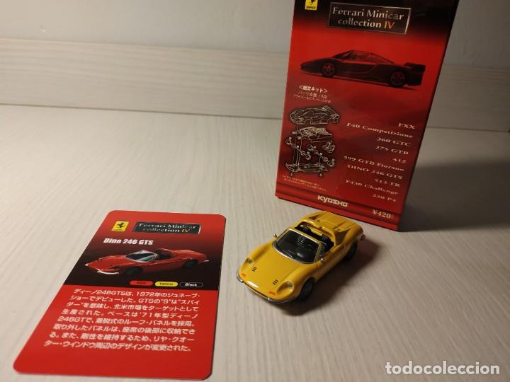 Coches a escala: Ferrari Dino 246 GT Minicar Sunkus collection de kyosho
