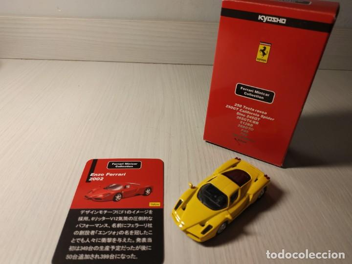 Coches a escala: Ferrari Enzo Minicar Sunkus collection de kyosho