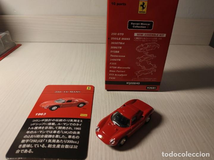 Coches a escala: Ferrari 250 Le Mans Minicar Sunkus collection de kyosho