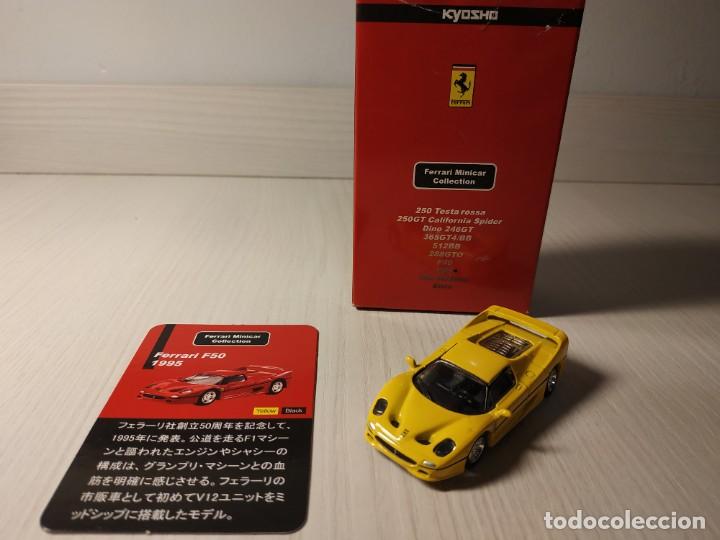 Coches a escala: Ferrari F 50 Minicars Sunkus collection de kyosho