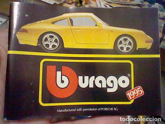 Coches a escala: BURAGO CATALOGO MINIATURAS COCHES 1995 10,5 X 7,8 CMS 80 PAGINAS