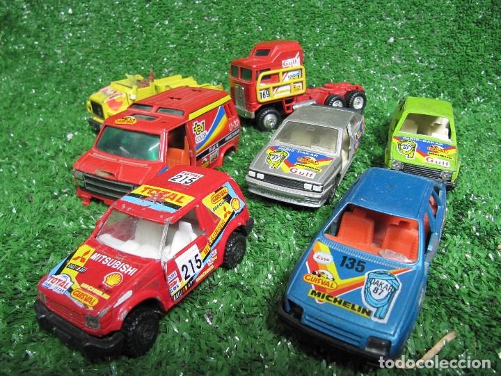 Coches a escala: LOTE DESGUACE 5 COCHES y 2 CAMIONES PARIS DAKAR GUISVAL ESC: 1/33 1/35 1/53