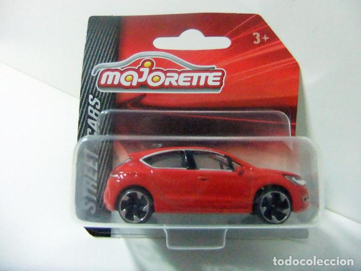 Coches a escala: DS 4 MAJORETTE STREET CARS N&ordm; 245D ESCALA 1:64 - COCHE MINIATURA AUTO ROJO METAL CITROEN DS4