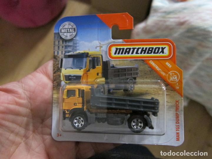 matchbox man tgs dump truck